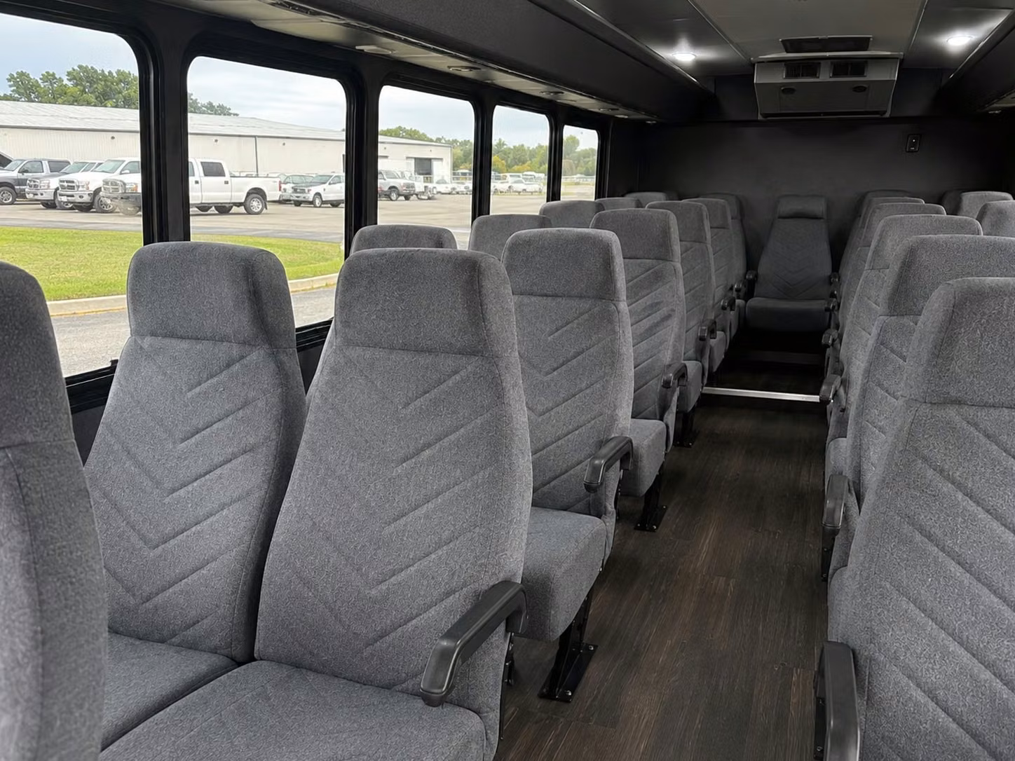 18 passenger minibus interior