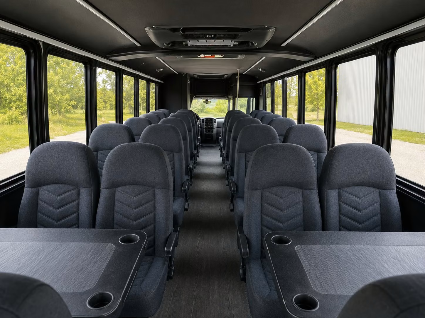 20 passenger minibus interior