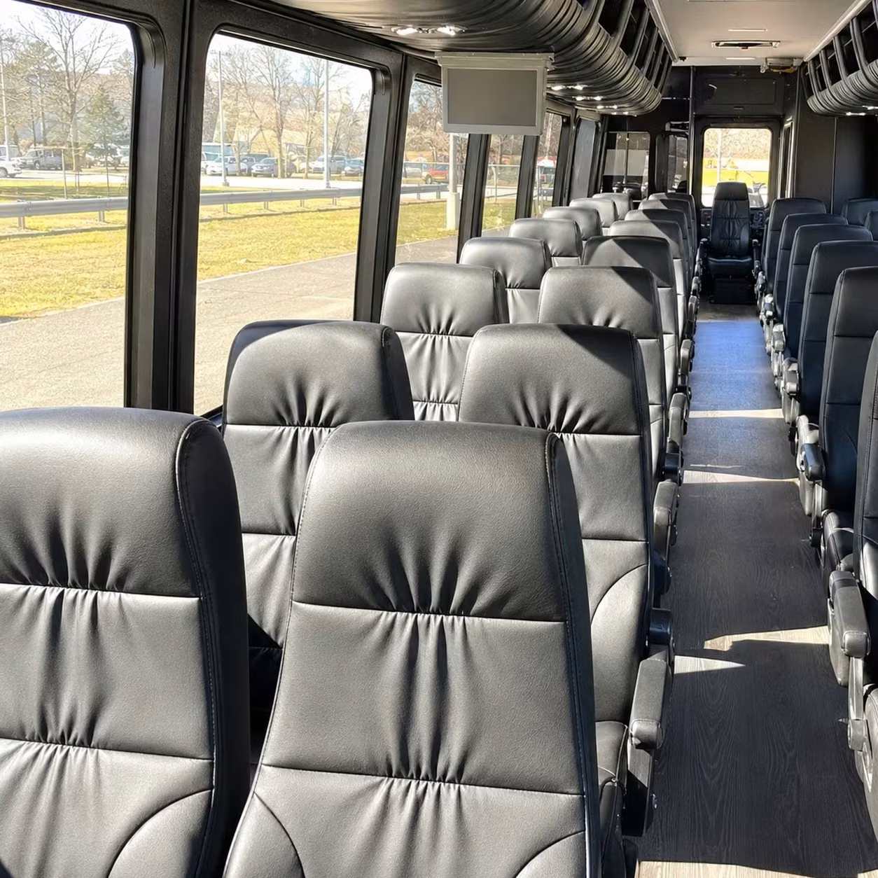28 passenger minibus interior