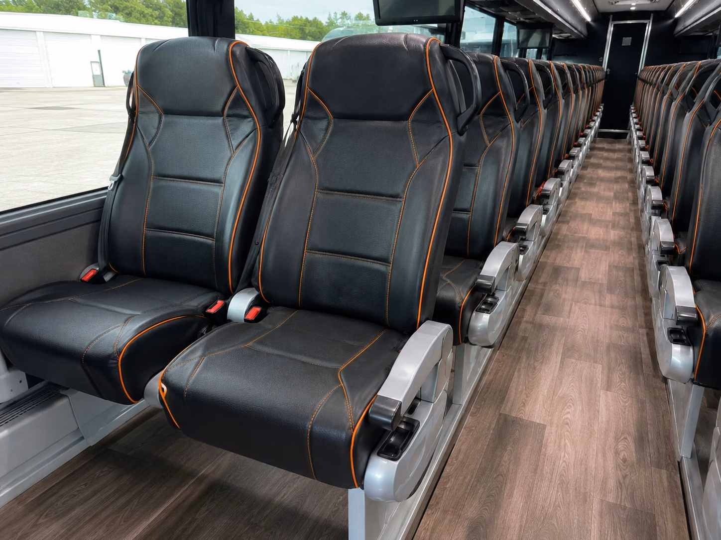 garland charter bus interior