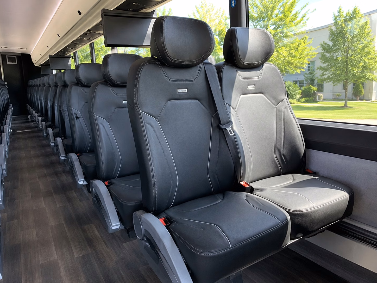 hotel pickup and drop off shuttles for out of town wedding guests in garland