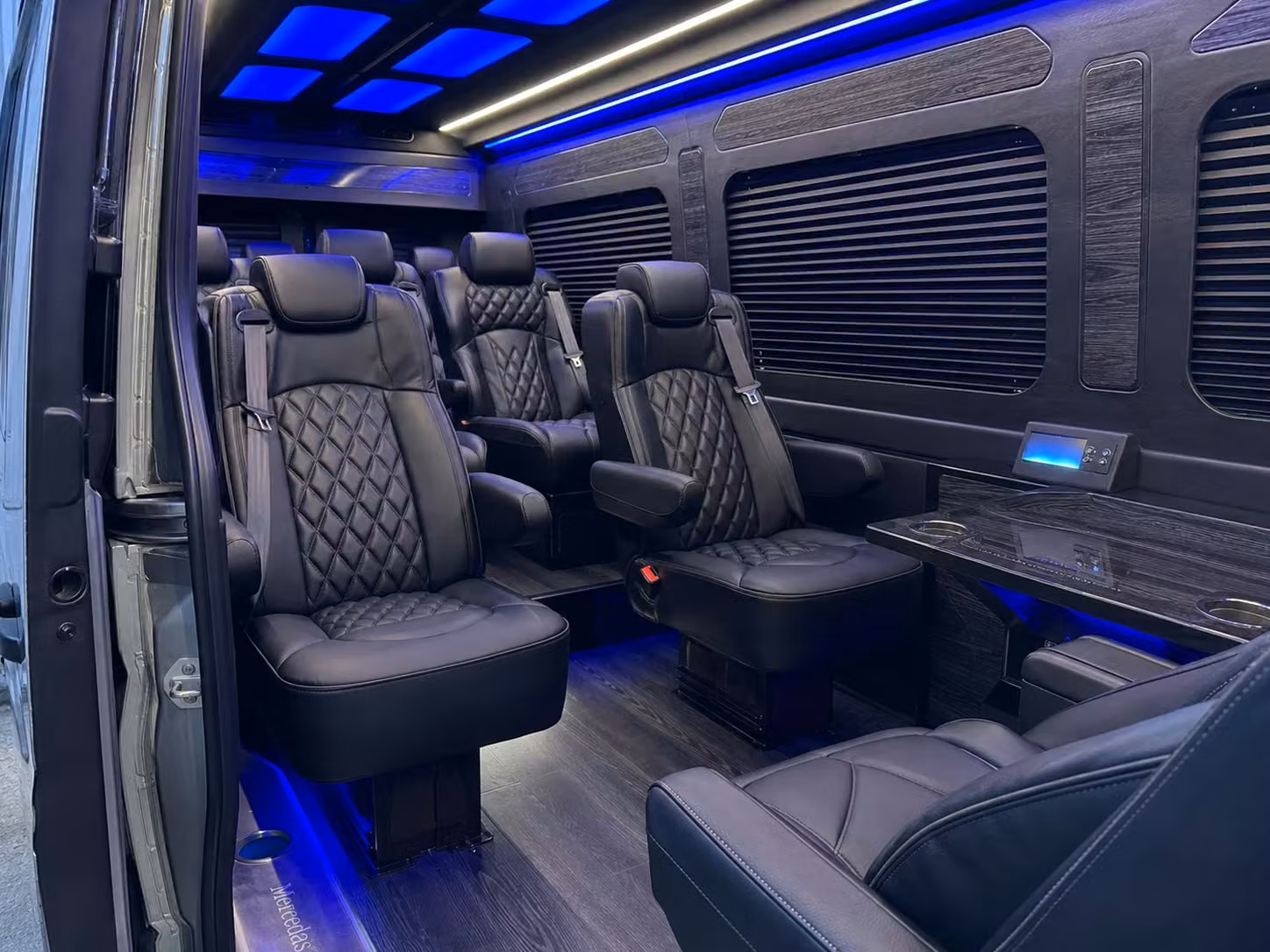 sprinter van transportation for groups and events across garland